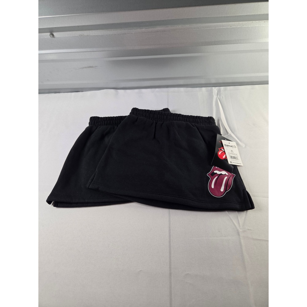 Rolling Stones Girls 2 Pack Black Graphic Skorts Size XS 4-5 New With Tags